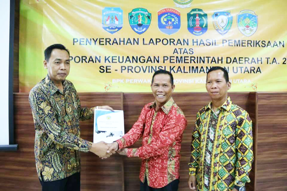 Bupati Laporkan LKPD 2017 Ke BPK Kaltara